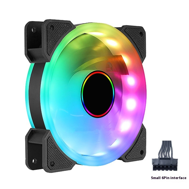 Rgb Chassis Fan – 12CM Silent PC Case Fan With Starlight LED Cooling
