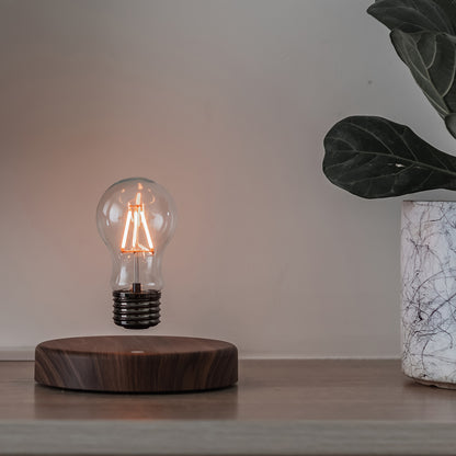 Floating Light Bulb for Living Room Magnetic Levitation Bulb Night Light In Bedroom Cozy Corner Floating Bulb for Thanksgiving Day Christmas Birthday Gift And Home Decor