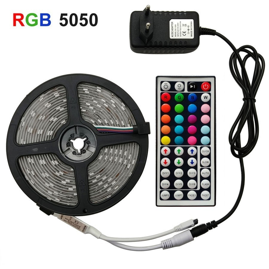 LED Strip Light - RGB 5050 Waterproof 12V Flexible Color Changing Roll