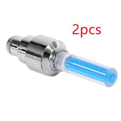 Automobile Tire Valve Lights - Waterproof Stainless Steel Wheel LED Caps