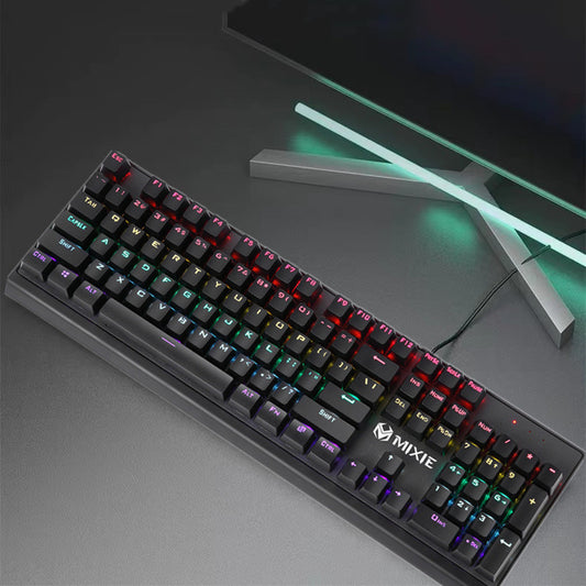 Rgb Mechanical Keyboard – Arabic Esports Gaming With RGB Backlit Keys USB