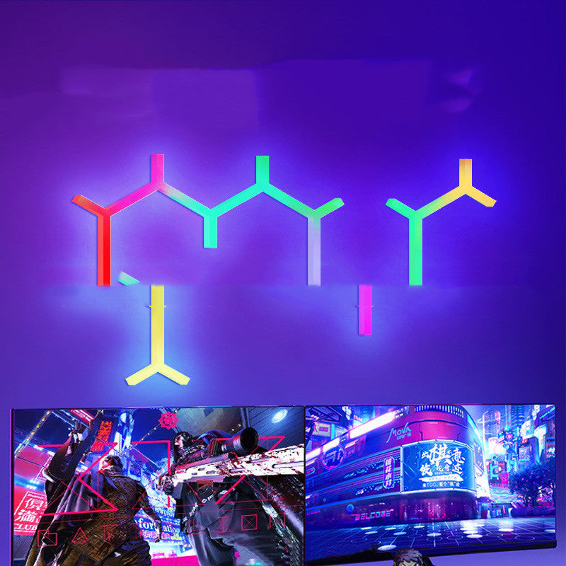 RGB Ambience Light – Colorful LED Lamp with Remote Control & Mood Lighting Branches