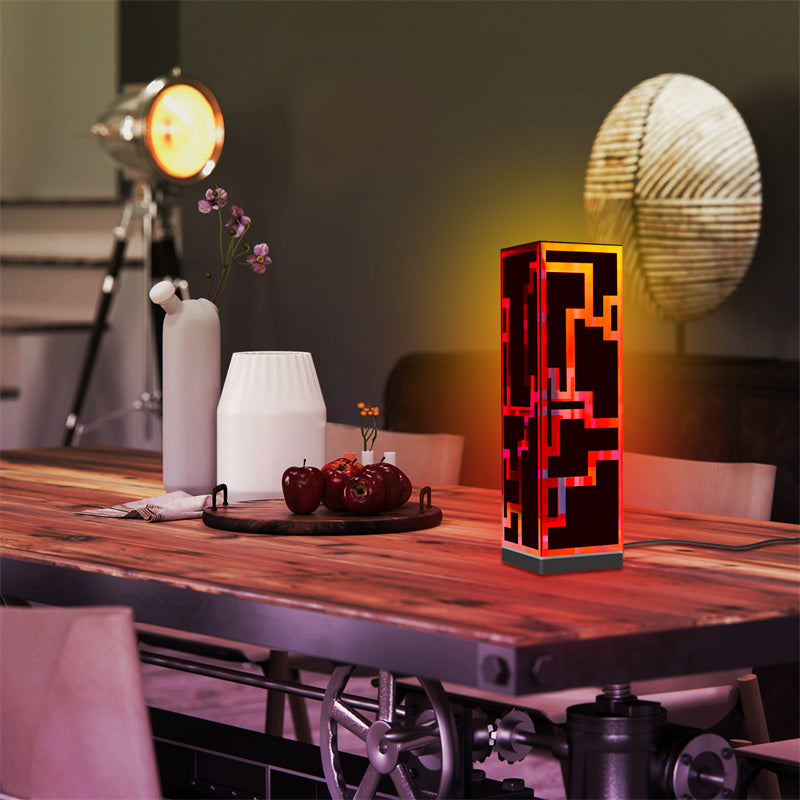 RGB Table Lamp - Adjustable RGB Lighting With Remote Control & USB Powered