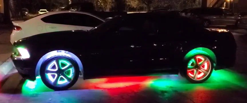 Glowe Wheel Rings – With Advanced Controller