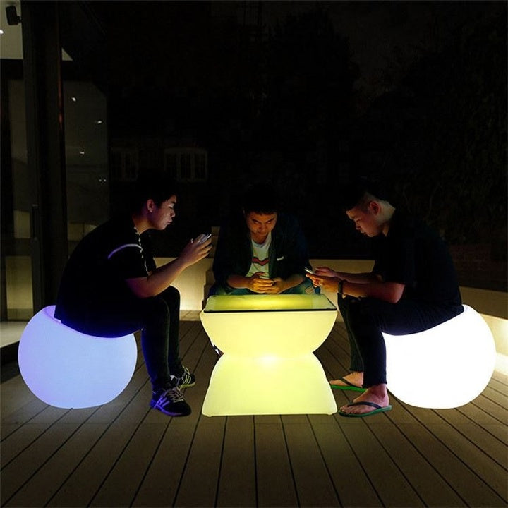Nightclub KTV Modern Furniture Outdoor Remote Rgb Color Illuminated Salon Events Bar Sofa Seat Sectional Sofa with Led Lights
