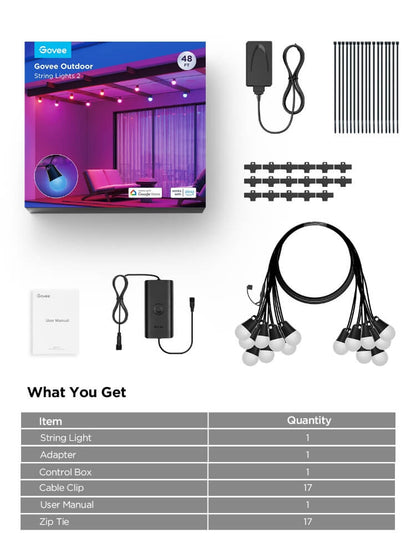 Govee Outdoor String Lights 2