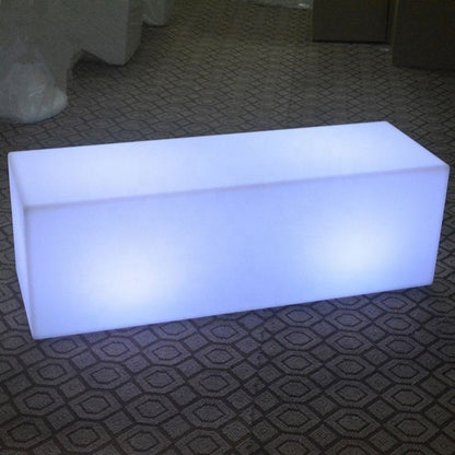 Wholesale Plastic RGB Illuminated bar Table Led Luminous Furniture With Remote Control for Bar Club