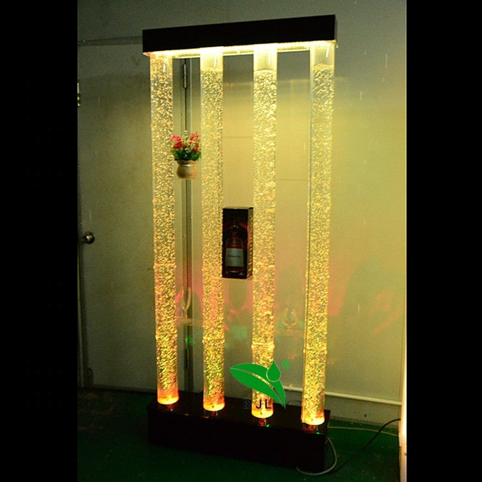 Remote Control 16 RGB LED Color Changing Waterproof Acrylic Glow bar Furniture Illuminated Wine Display Cabinet