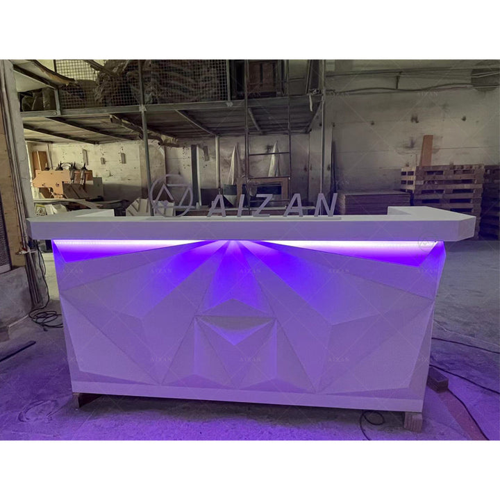 Fashion Design Customized Size Restaurant Bar Luxury Bar Design with RGB LED Lights