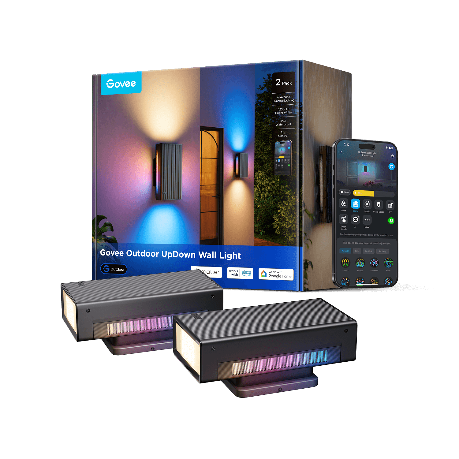 Govee Outdoor UpDown Wall Light