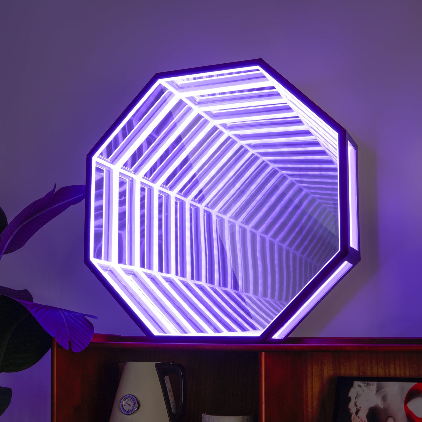 Infinity Mirror Light – Remote Control LED Lamp with Adjustable Brightness & Multicolor Effects