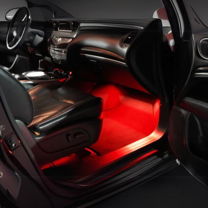 Interior Footwell Ambient Lighting Kit | Front + Rear Coverage