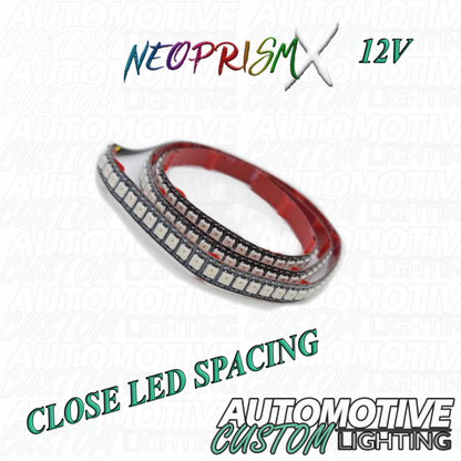 NeoPrismX 36″ RGB 12v Close Spaced Strip (NON-WATERPROOF)