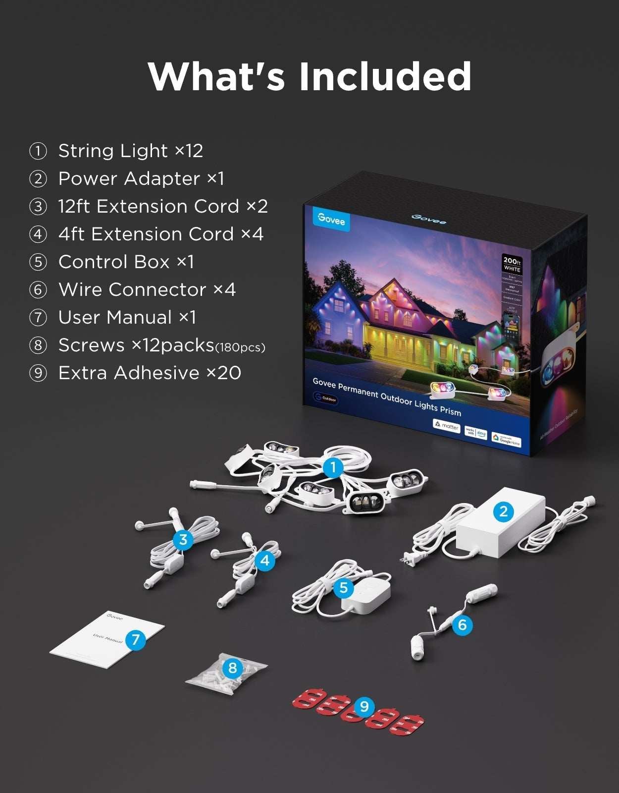 Govee Permanent Outdoor Lights Prism