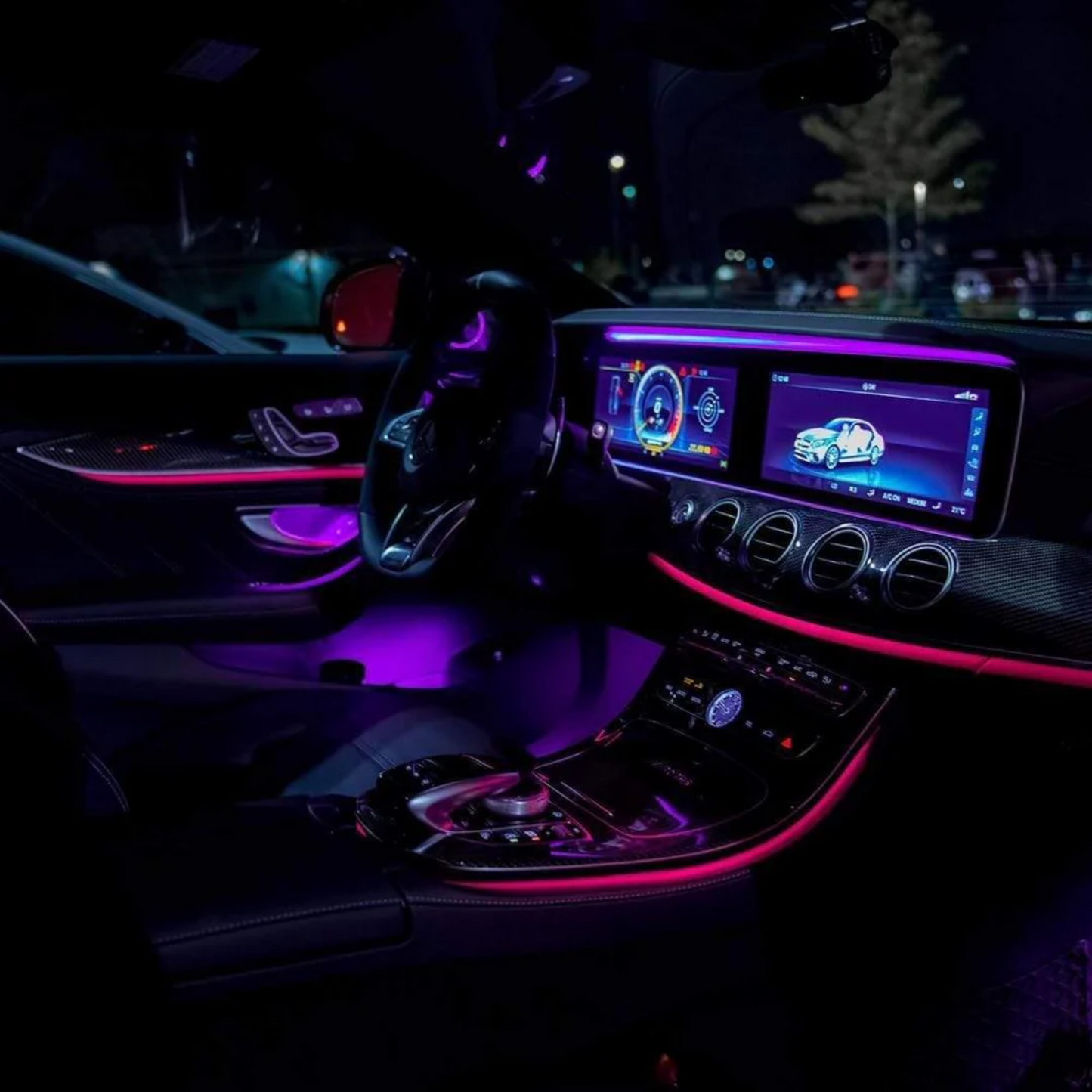 RGBW Fiber Optic Interior Ambient Lighting Kit 2.0 (6pc)