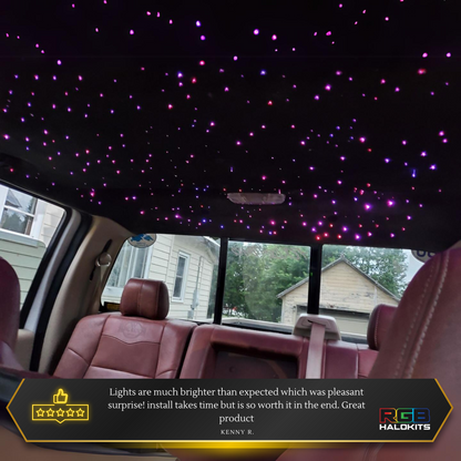 RGBW Twinkle Starlight Headliner Kit – 650 or 1,000 Stars