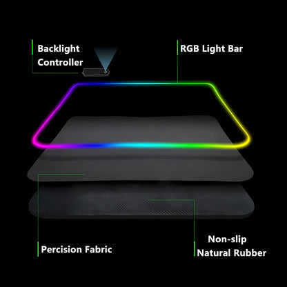RGB HD Valorants Game Character Mouse pad Printing Computer Gamers Locking Edge Non-slip Mouse Pad Keyboard PC Deskmats E-Sports