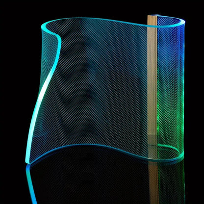 Table Lamp LED, RGB Desk Lamp, Modern Bedside Lamps for Futuristic Ambient Mood Lighting, Unique Gaming Light with Smart APP&amp;Remote Control Dimmable, for Room Decor, Concerts, Dance, Office, Gift