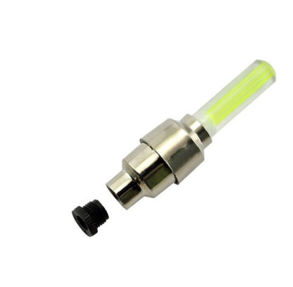 Automobile Tire Valve Lights - Waterproof Stainless Steel Wheel LED Caps