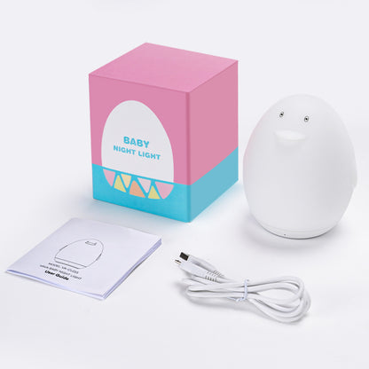 Usb Rechargeable Lamp - RGB Silicone Desk Light With Ambient Color Changing