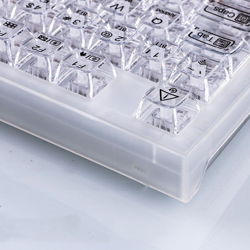 Hot-Swappable Mechanical Keyboard | RGB Wireless Bluetooth 87-Key Compact Gaming