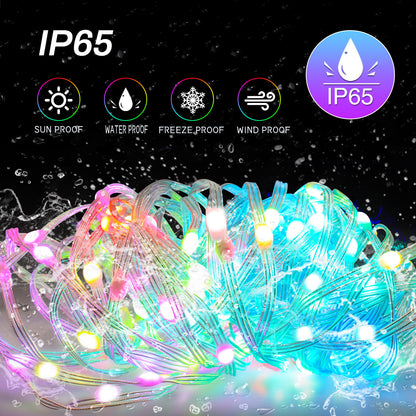 RGB Christmas Lights - Waterproof USB Powered String With Remote Control