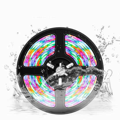 Rgb Led Light Strip - Colorful Dimmable 5050 Waterproof Tape With Remote Control