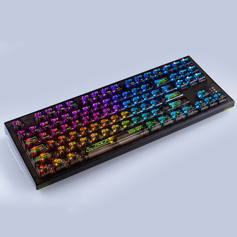 Hot-Swappable Mechanical Keyboard | RGB Wireless Bluetooth 87-Key Compact Gaming