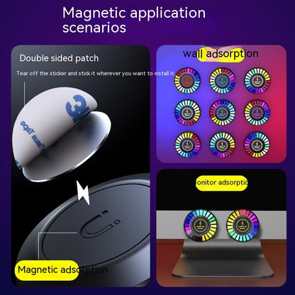 Desktop Magnetic RGB Light – Pickup Ambience Lamp | Portable LED Mood Lighting