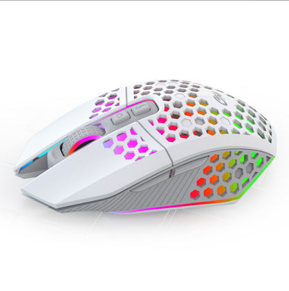 Wireless Charging Mouse - RGB Illuminated Silent Click USB Wireless Optical