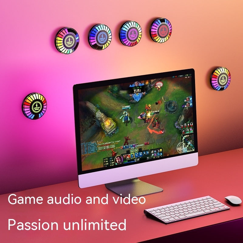 Desktop Magnetic RGB Light – Pickup Ambience Lamp | Portable LED Mood Lighting