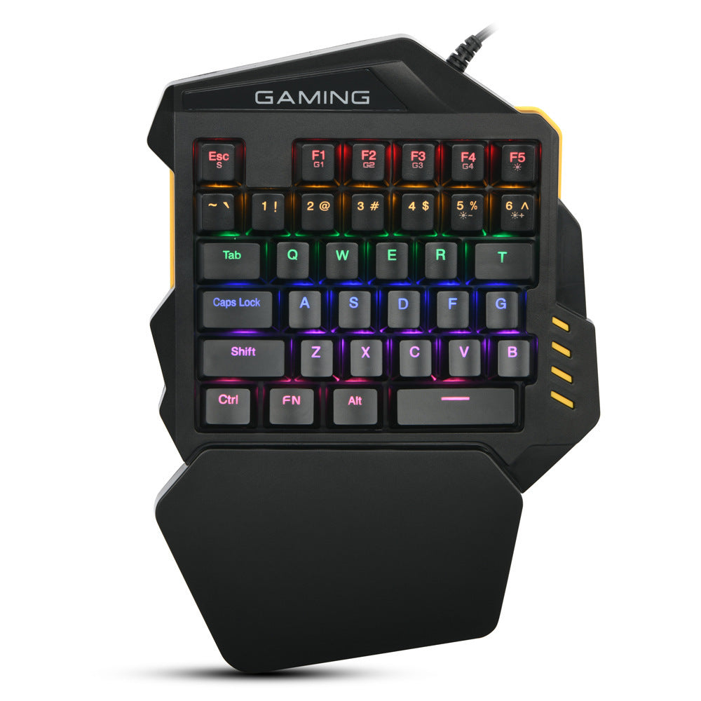 RGB Mechanical Keypad - One-Handed Gaming Keyboard with Programmable Macro Keys