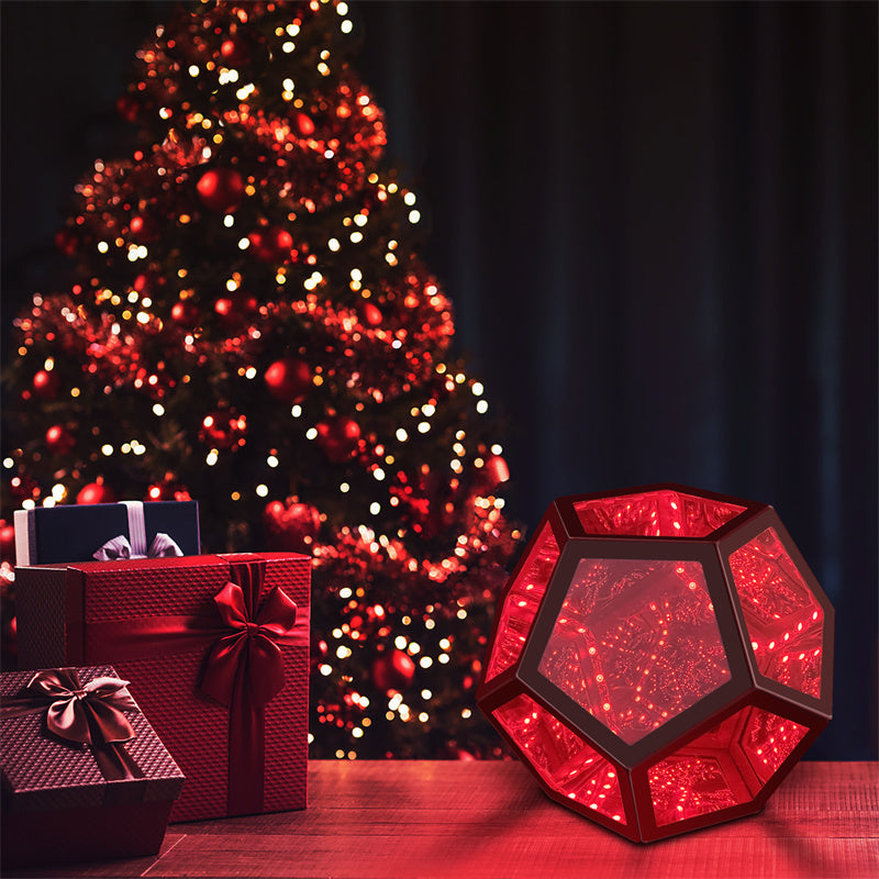 Trance Table Lamp – Geometric LED Infinity Lamp with Remote Control & Multi-Color Light