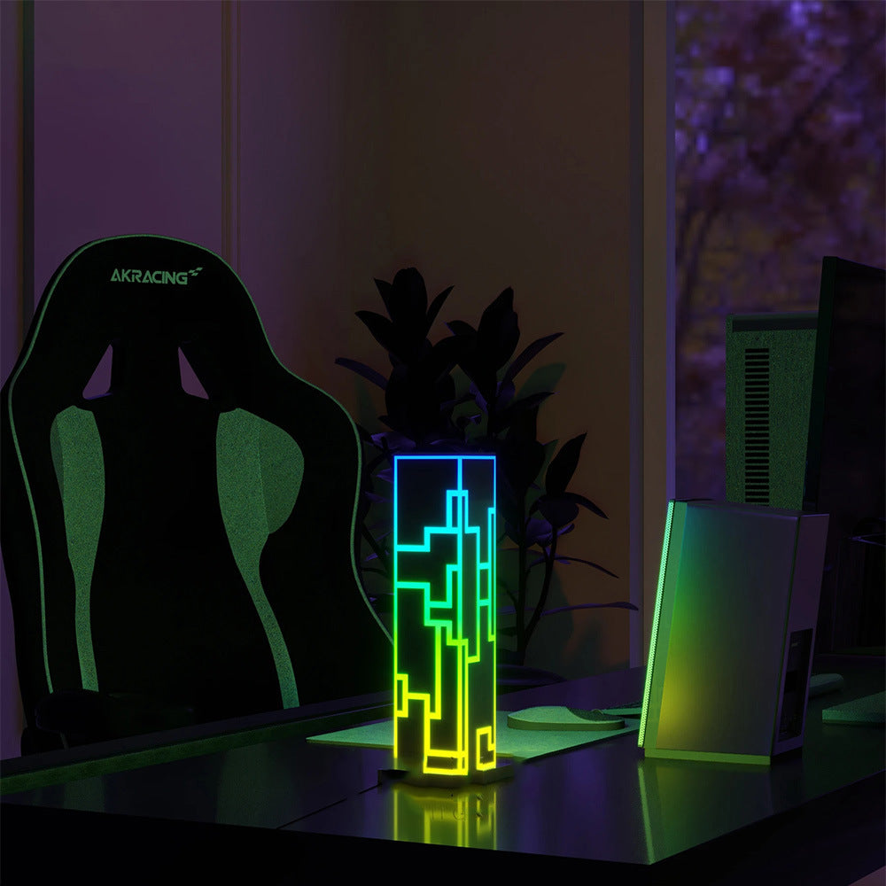 RGB Table Lamp - Adjustable RGB Lighting With Remote Control & USB Powered